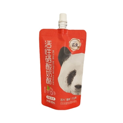 Recyclable Liquid Refillable Bag With Spout And Lid For Liquid Spout Detergent Bag